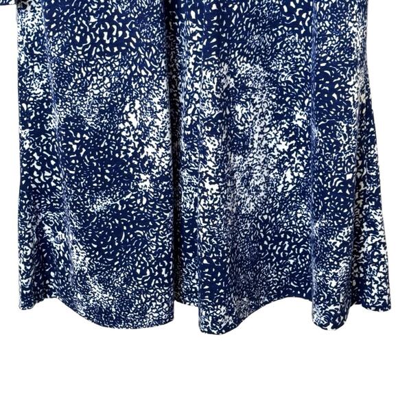 Vintage Size 8 Family Fashions by Avon Union Made Blue White Shirt Dress - Picture 4 of 8